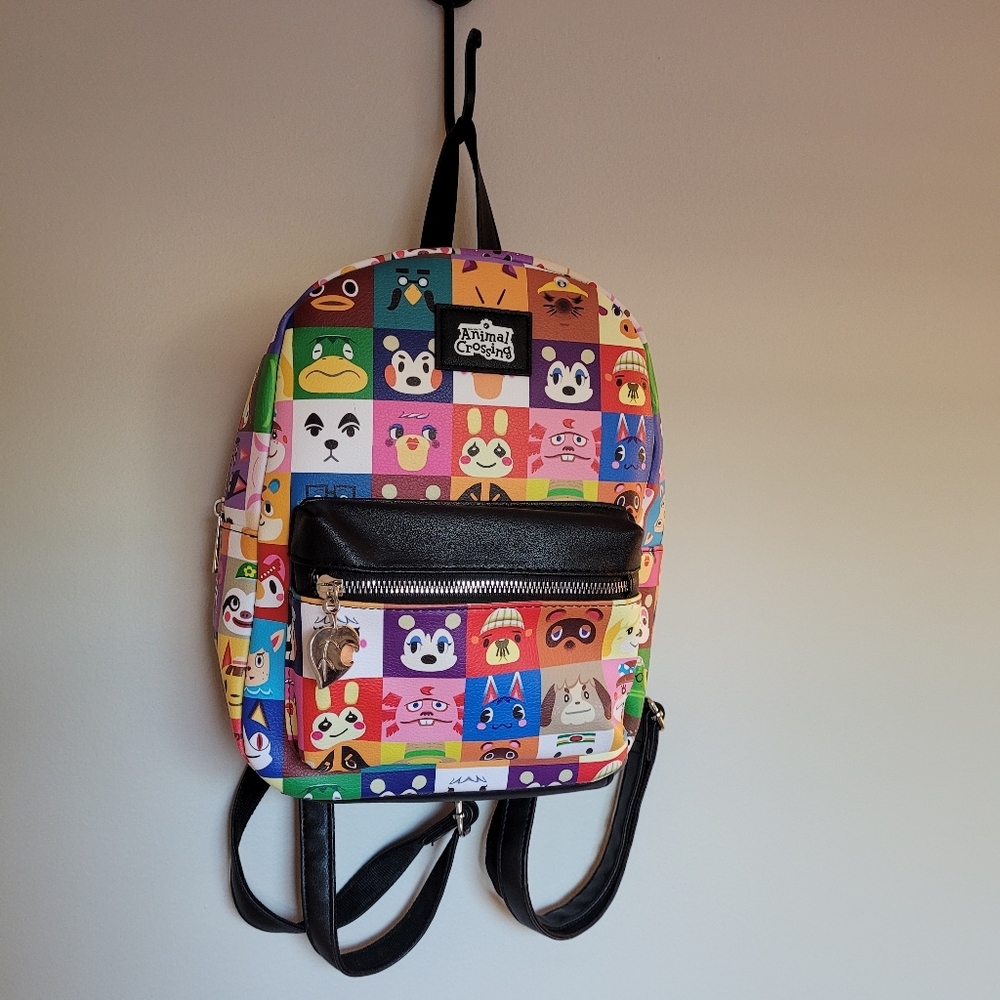 ANIMAL CROSSING Character Grid Mini Backpack By Bio World - Picture 14 of 14